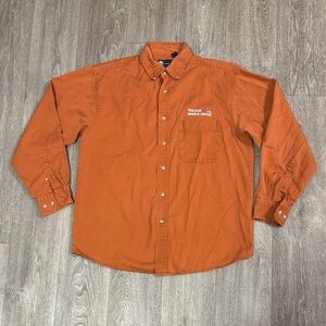 Vintage Tracker Marine long sleeve button down shirt men’s sz M, as is